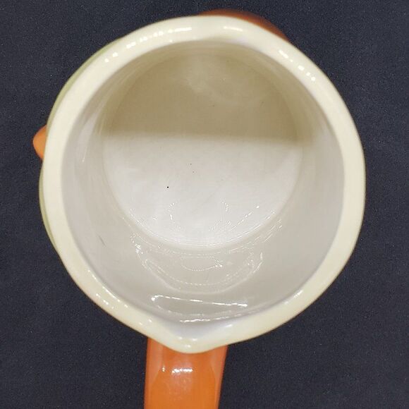 Owl Shaped Ceramic Mug-Green & Orange by TAG 12oz - Picture 4 of 8